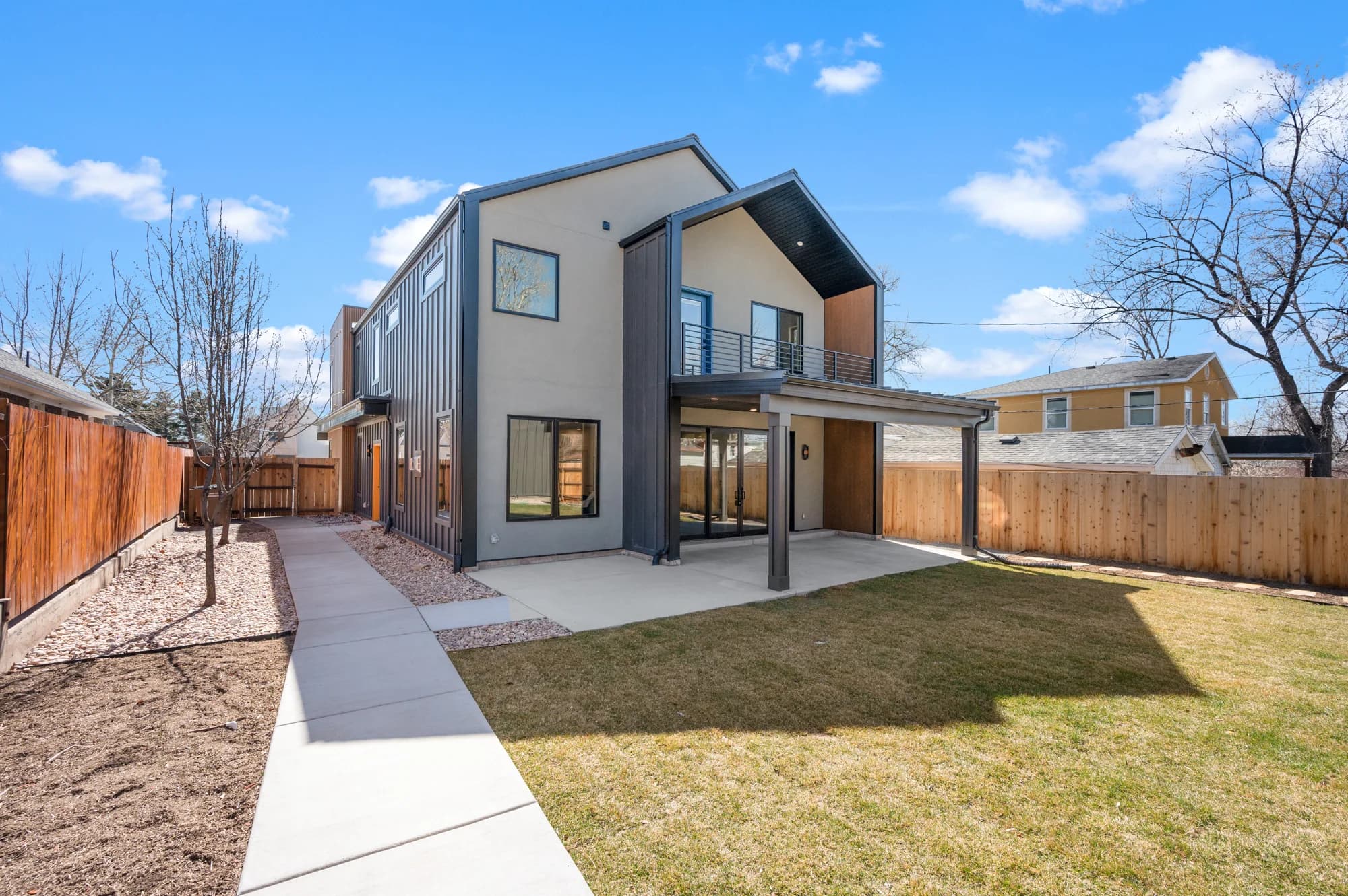 Exterior of Princeton Avenue Residence, a custom home in Salt Lake City