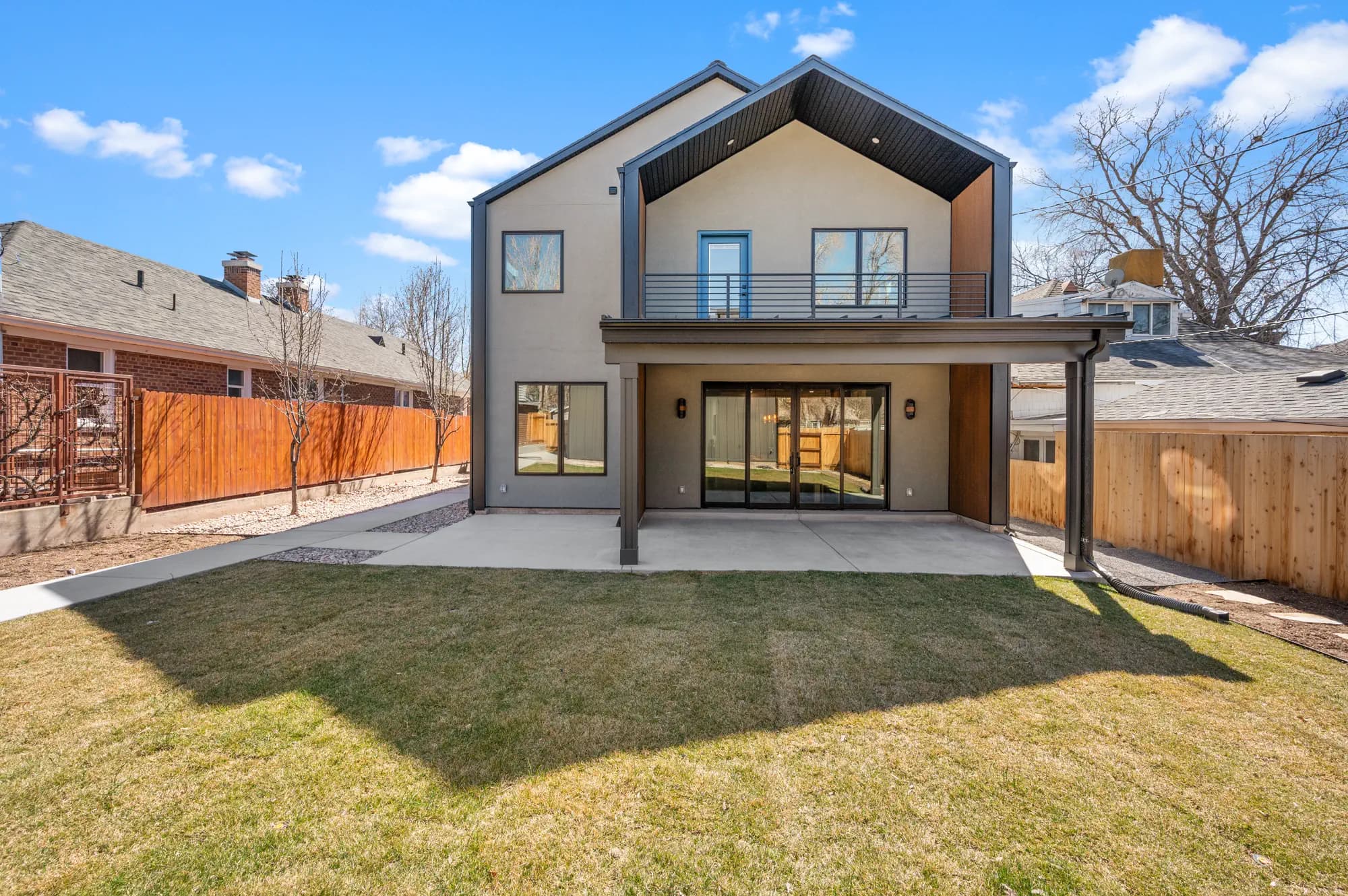 Exterior of Princeton Avenue Residence, a custom home in Salt Lake City