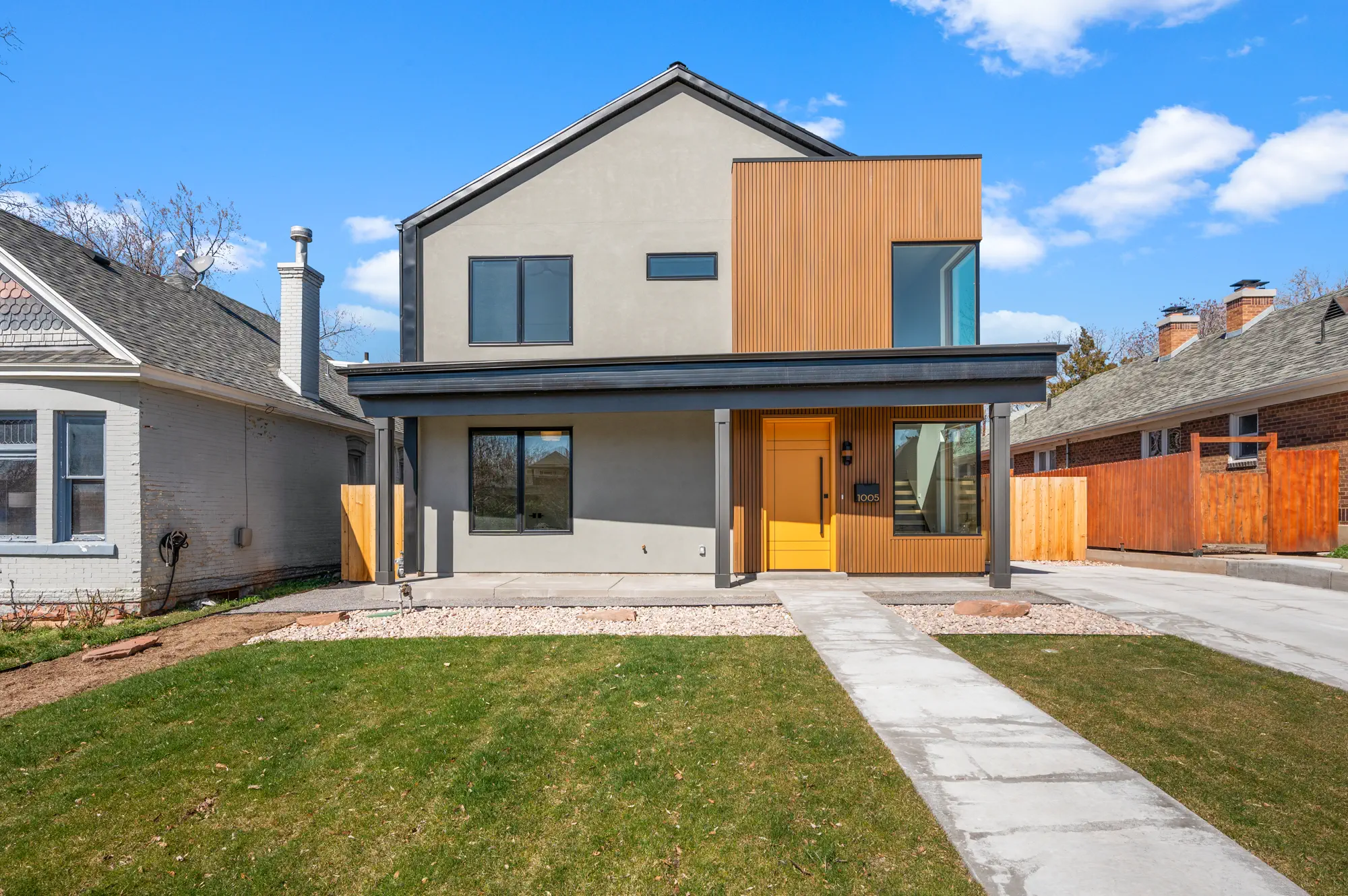 Exterior of Princeton Avenue Residence, a custom home in Salt Lake City